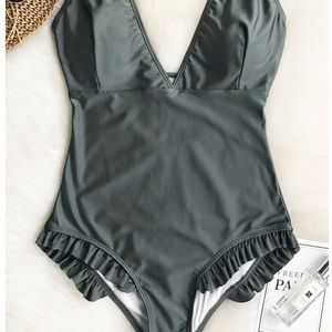 One piece bathing suit!